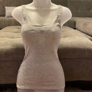 EXPRESS Cami With Lace Trim